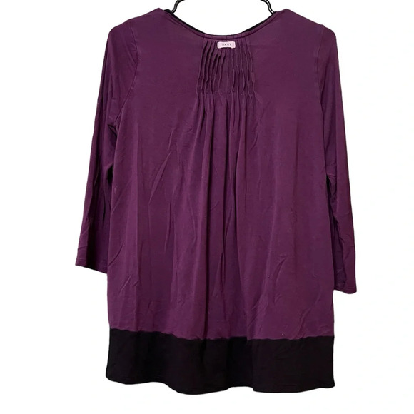 DKNY Purple and black size Small top - Picture 2 of 5